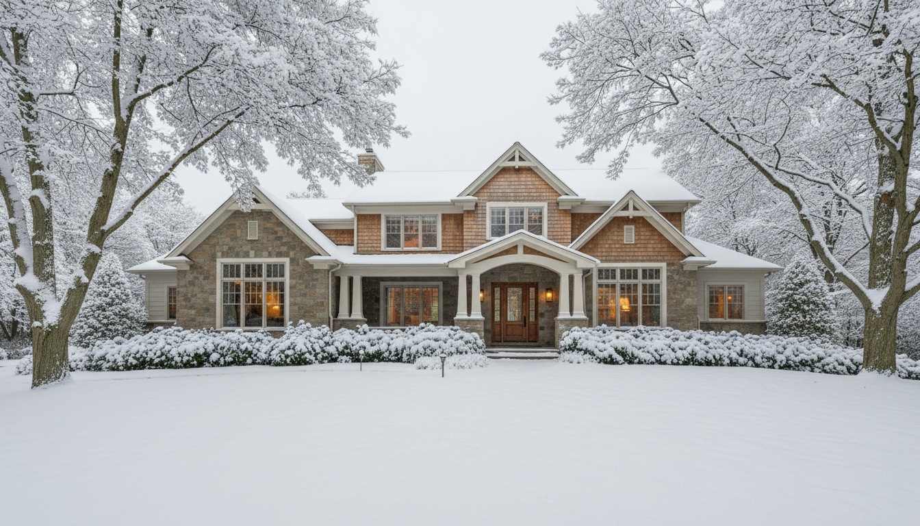 Home in winter